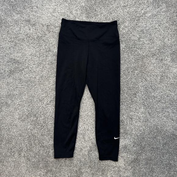 Nike Dri-FIT Leggings Womens Small High Rise Yoga Athletic Pants Workout Gym - Picture 1 of 11